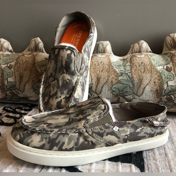 Sperry top sider Camo boot shoes women’s size 6 - Picture 2 of 10